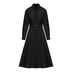 [MAX MARA STUDIO] Long sleeve dress SS26 2616221062600004 BLACK