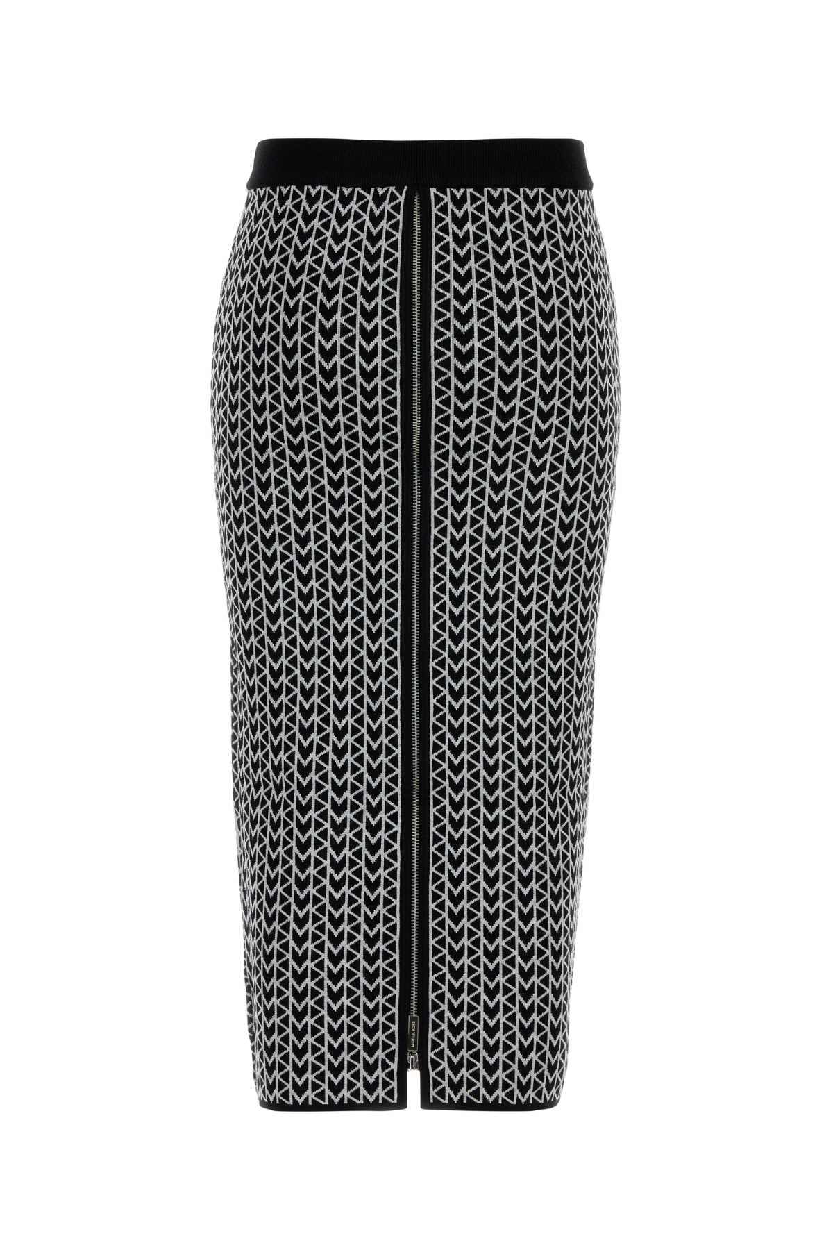 [MICHAEL BY MICHAEL KORS] Long skirt FW25 MT570J8HQG NICKEL