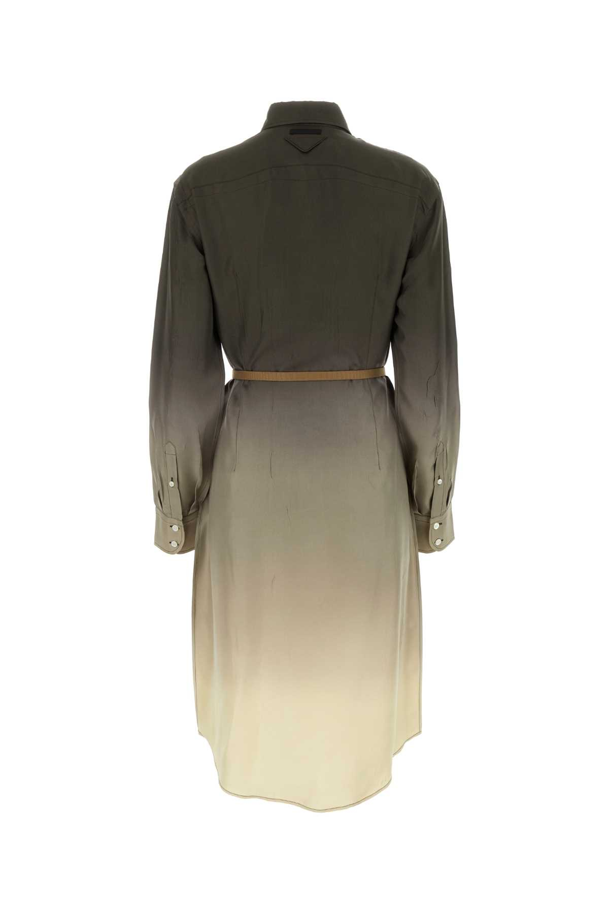 [Prada] Long sleeve dress SS25 P3M08HSOOO14J3 F0334