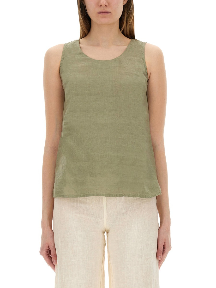 [120% LINO] Tank top SS25 32ALIW1PJD_000B317000035