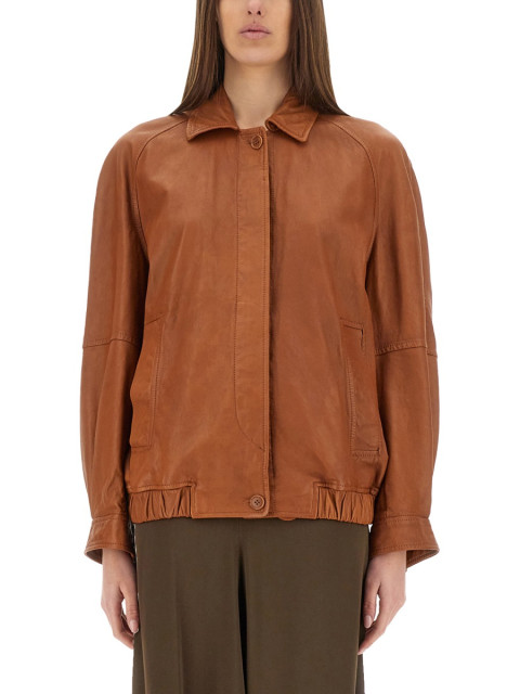 [SALVATORE SANTORO] Leather Jacket SS25 48011-D_PRAWCOGNAC