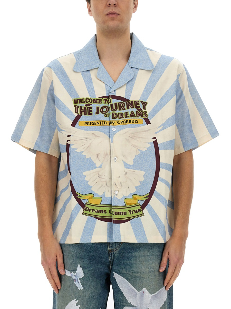 [3.paradis] Shirts Short Sleeve SS25 SS2533_SKYBLUE