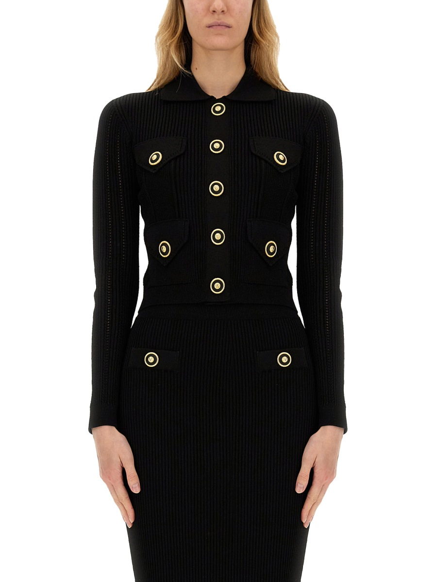 [Balmain] Cardigan SS25 EF1KL150KI10_0PA