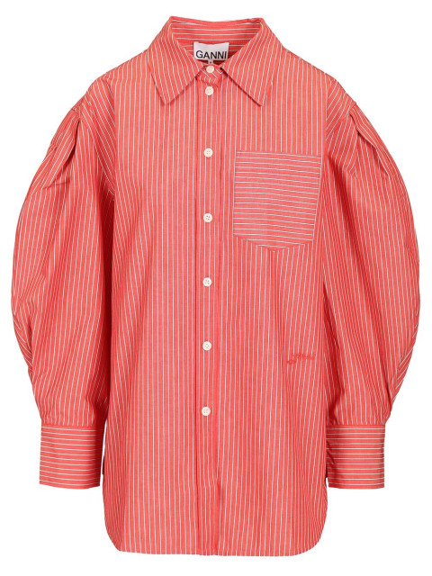[GANNI] Shirts Long Sleeve CO A1140006472
