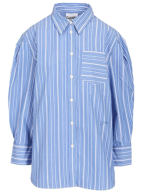 [GANNI] Shirts Long Sleeve CO A1140007ZWF