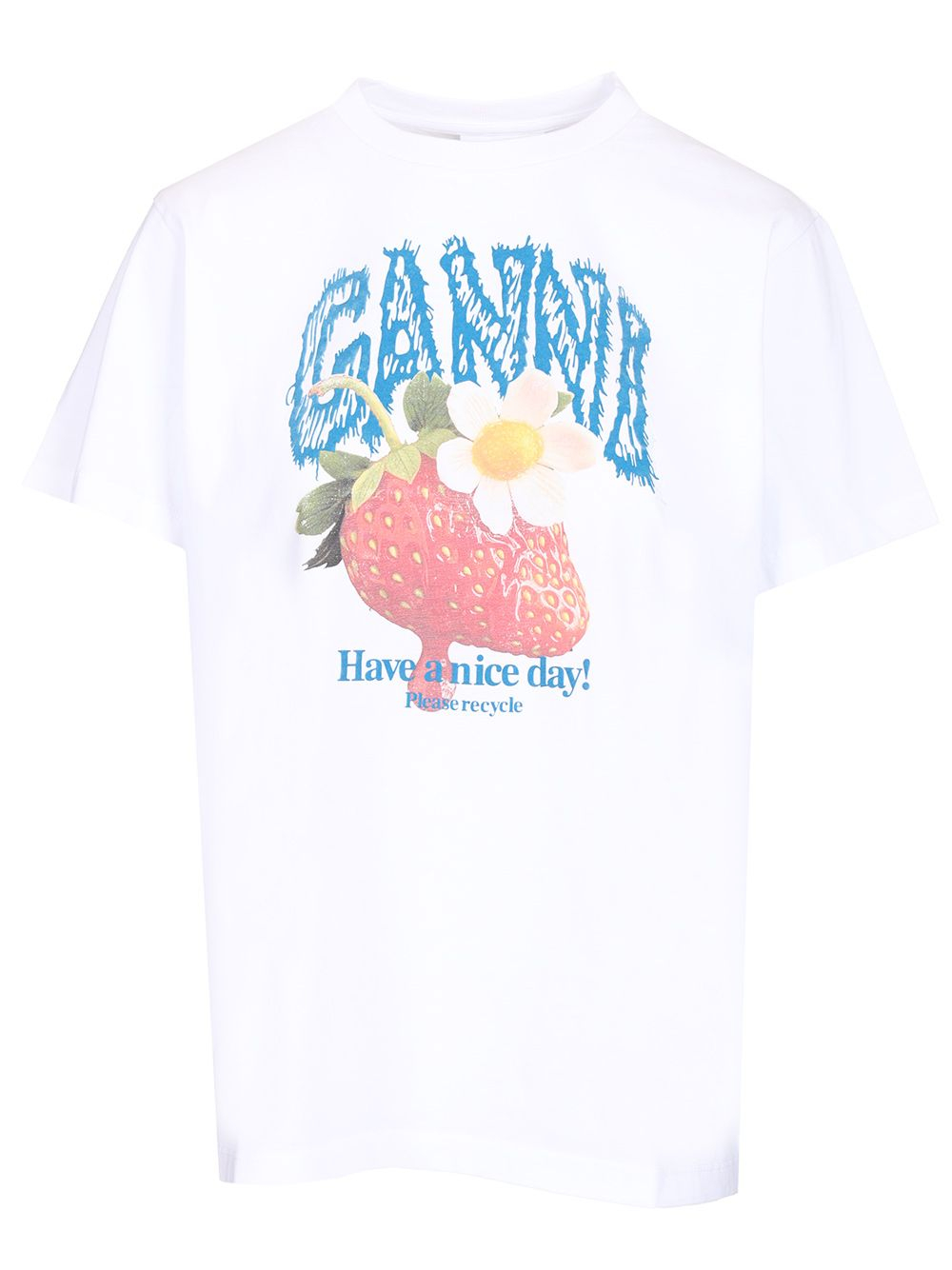 [GANNI] T-shirts Short Sleeve CO A1050201151