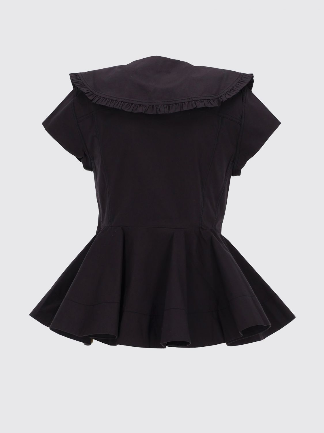[GANNI] Shirts Long Sleeve SS26 A1040093 099