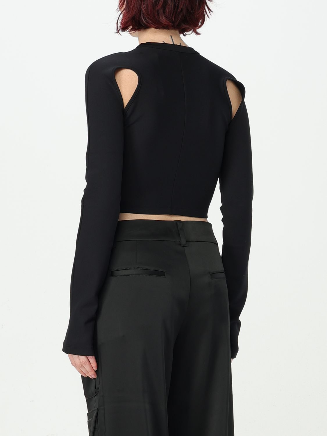 [Off-White] T-shirts Long Sleeve FW25 OWAD211C99JER001 1001