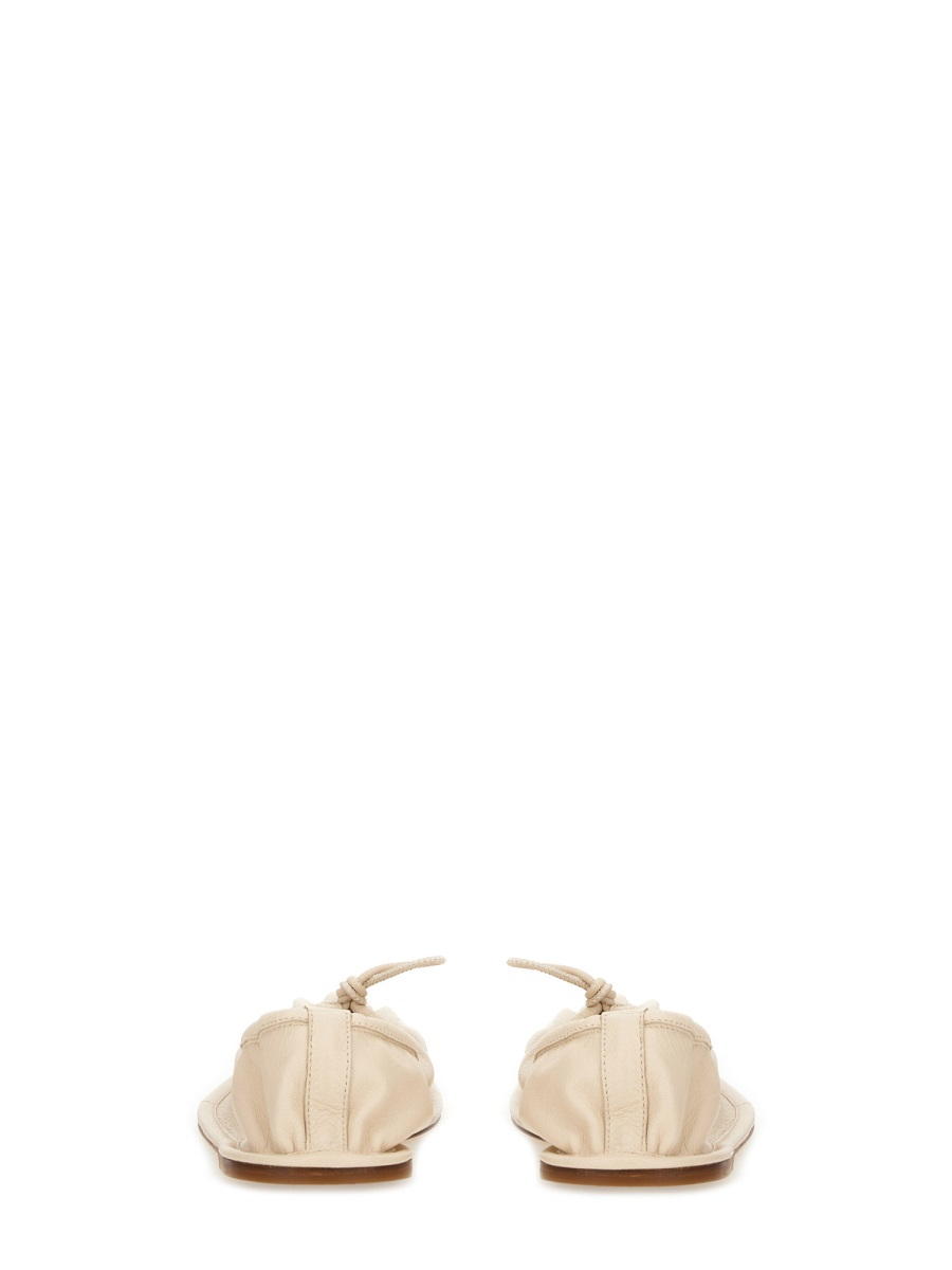 [HEREU] Flat shoes SS25 PUNSSWFS25.003.1_CREAM