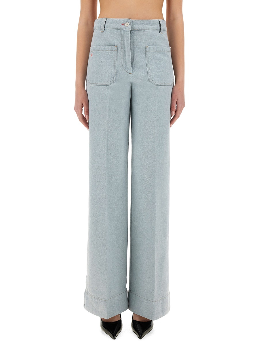 [VICTORIA BECKHAM] Jeans SS25 1225DJE005218O_LIGHTAZUL