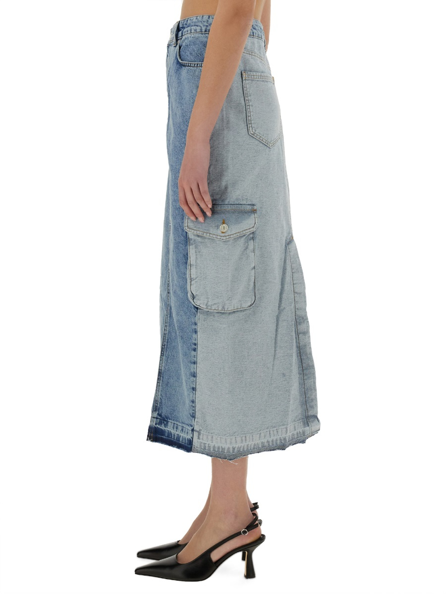 [Moschino Jeans] Midi skirt SS25 01053719_1303