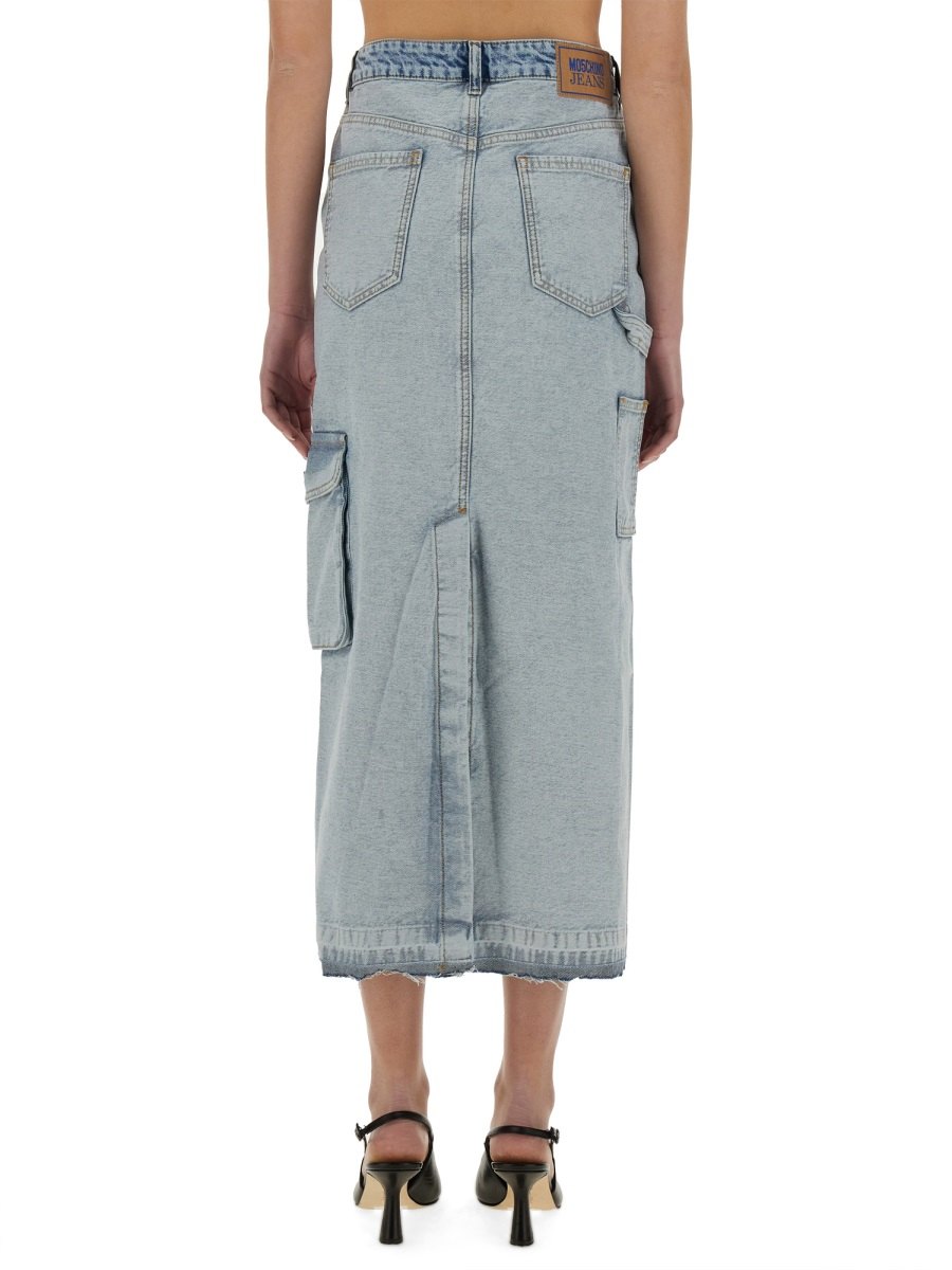 [Moschino Jeans] Midi skirt SS25 01053719_1303
