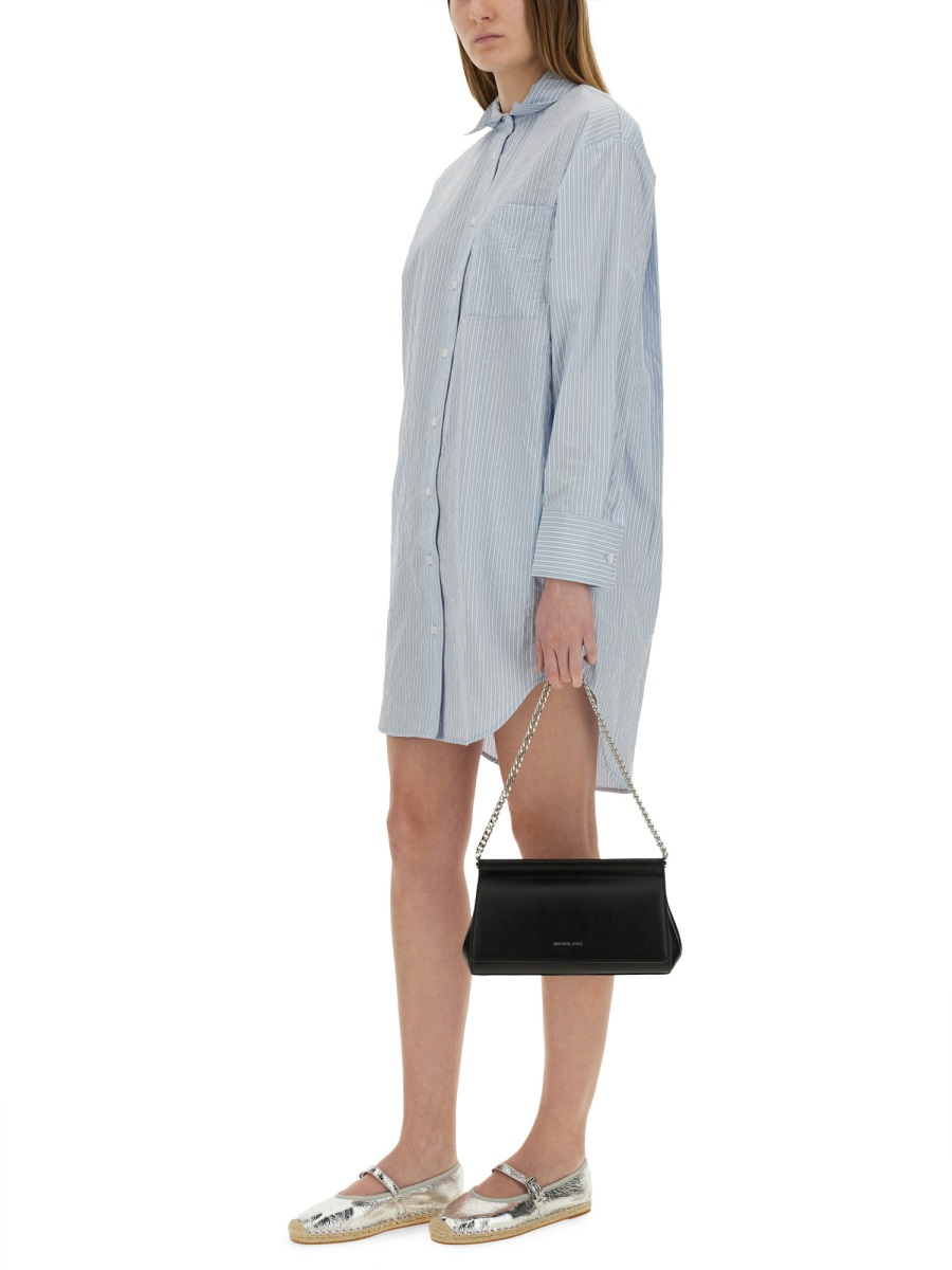 [MICHAEL BY MICHAEL KORS] Shirts Long Sleeve SS25 MS5830CH8C_424CHAMBRAY