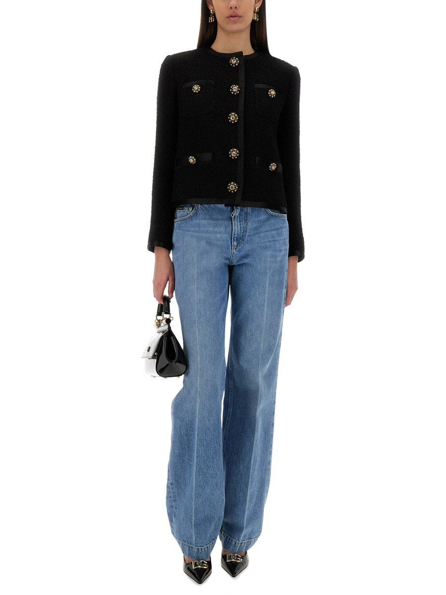 [Dolce & Gabbana] Tweed jacket SS25 F27DAZ_FU3JLN0000
