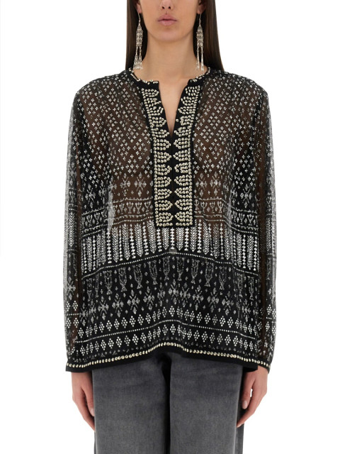[Isabel Marant] Shirts Long Sleeve SS25 HT0584FA_C1K02IBKSI