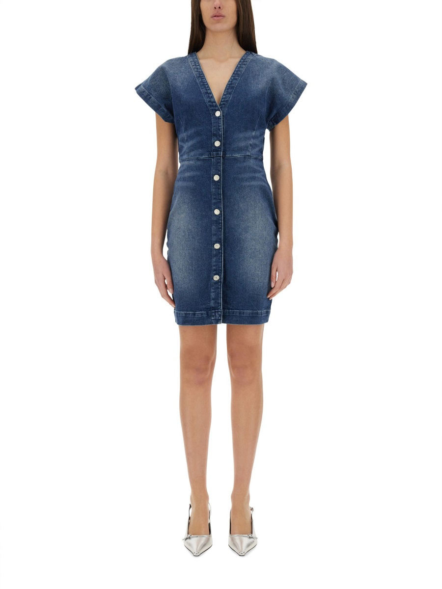 [Moschino Jeans] Short sleeve dress SS25 04573720_1298