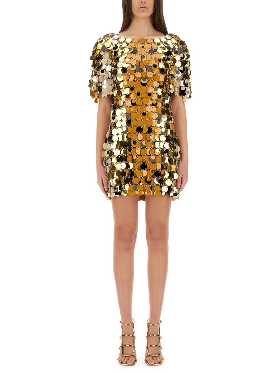 [RABANNE] Short sleeve dress SS25 25PIRO061PS0133_V190