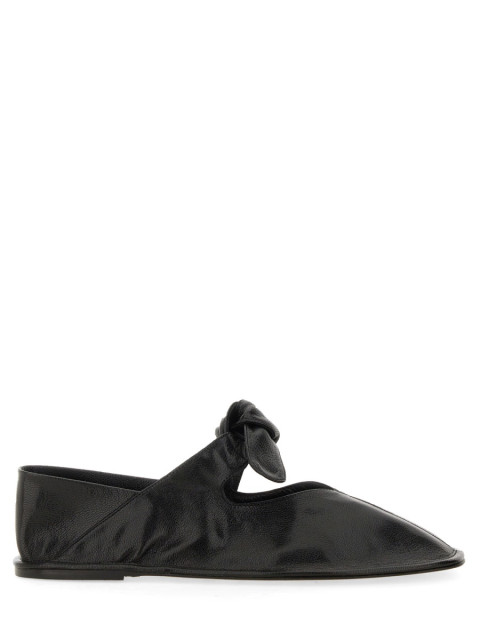 [HEREU] Flat shoes SS25 LLSSWFA24.001.1_BLACK