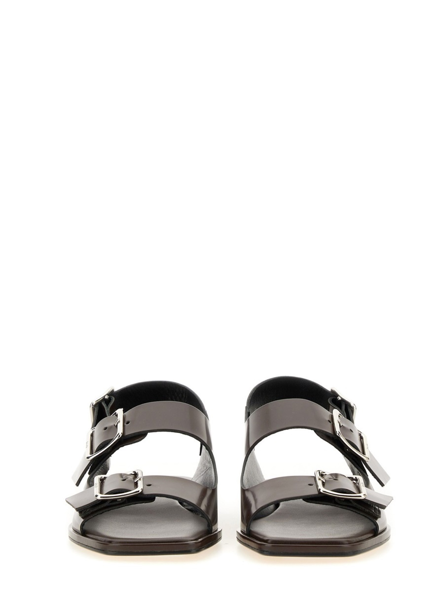 [Aeyde] Sandals SS25 BRNS08FL65_MOKA