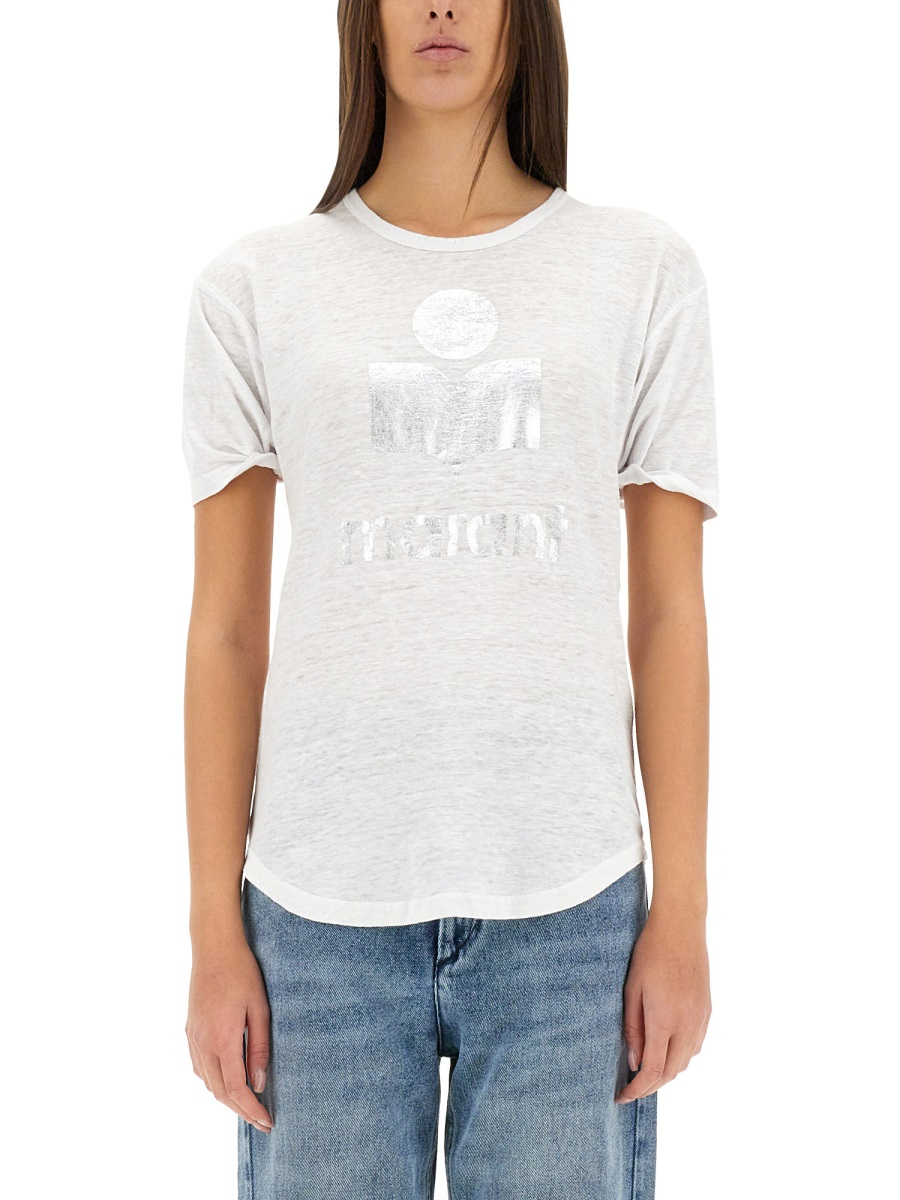 [Marant Etoile] T-shirts Short Sleeve SS25 TS0004FA_A1N10E20WH