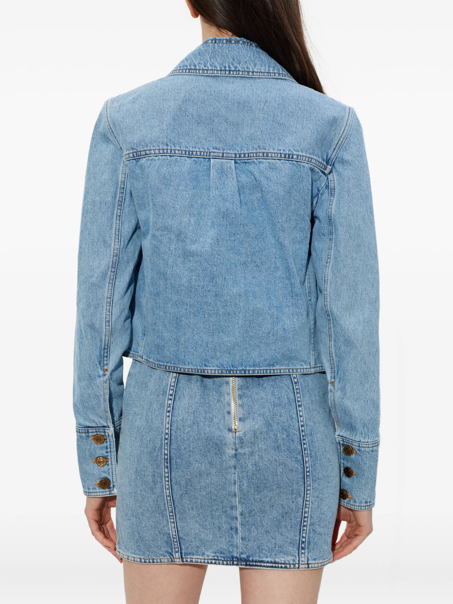 [BALMAIN PARIS] Denim Jacket SS26 GF1TC215 DG11