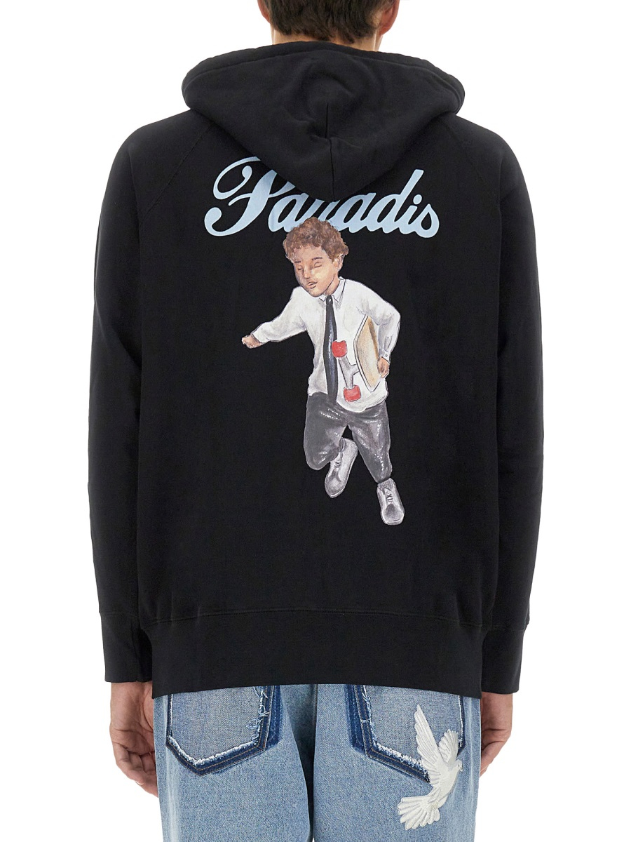[3.paradis] Hoodie FW24 AW2441_BLACK