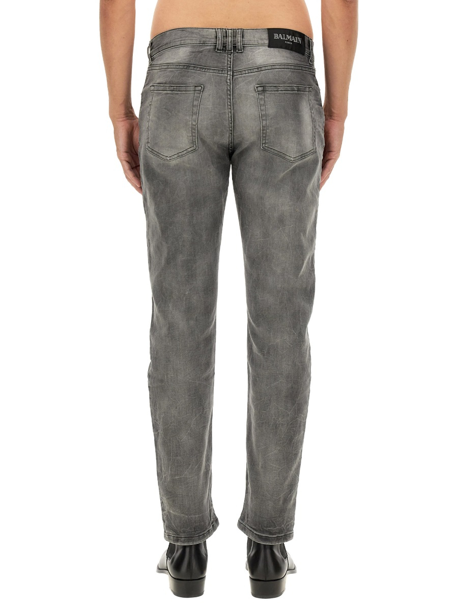 [Balmain] Jeans FW24 DH1MI043DE73_9FK