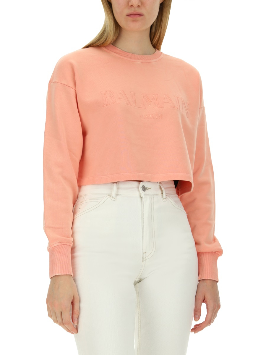 [Balmain] Sweatshirt FW24 DF1JO006BC72_OIQ