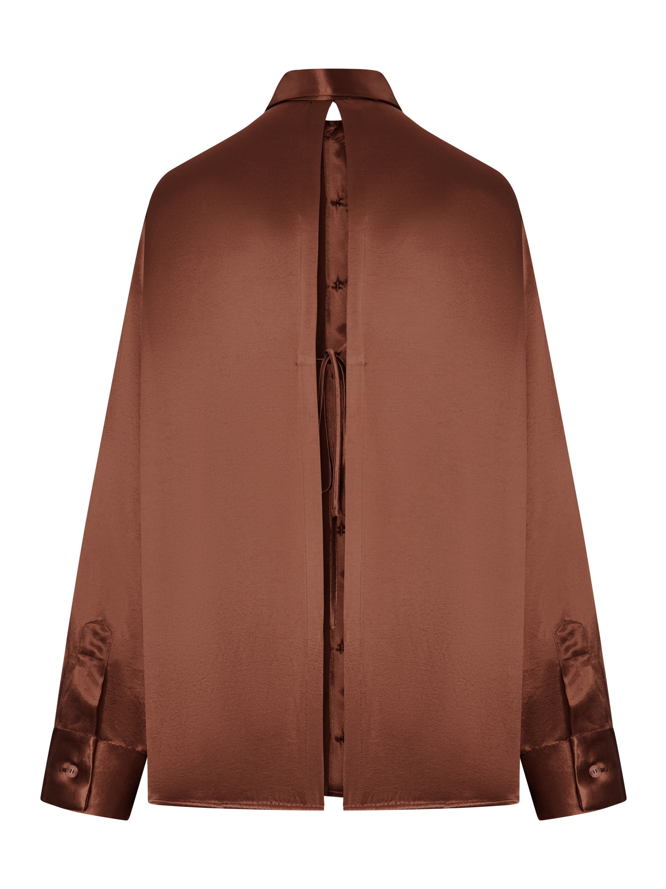 [THE NINA STUDIO] Shirts Long Sleeve SS26 N2744300 CHOCO