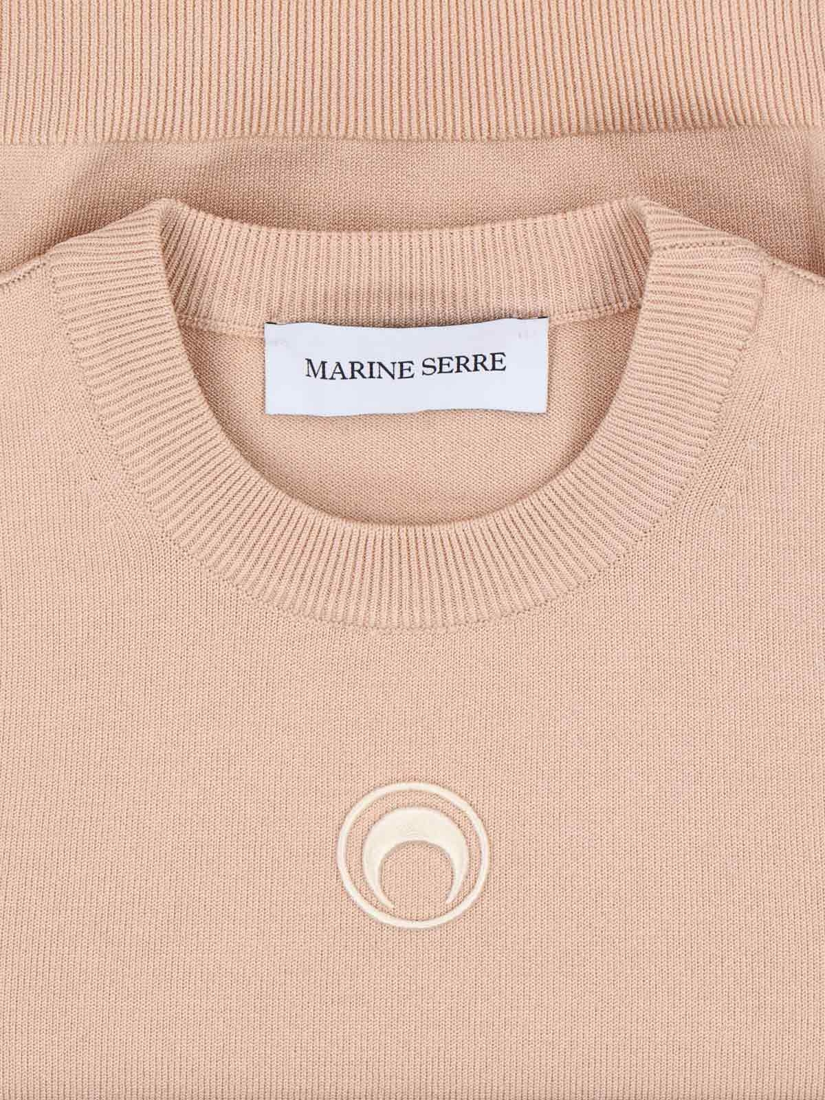 [MARINE SERRE] Knitwear FW25 WTK053A CKNI0533BG10
