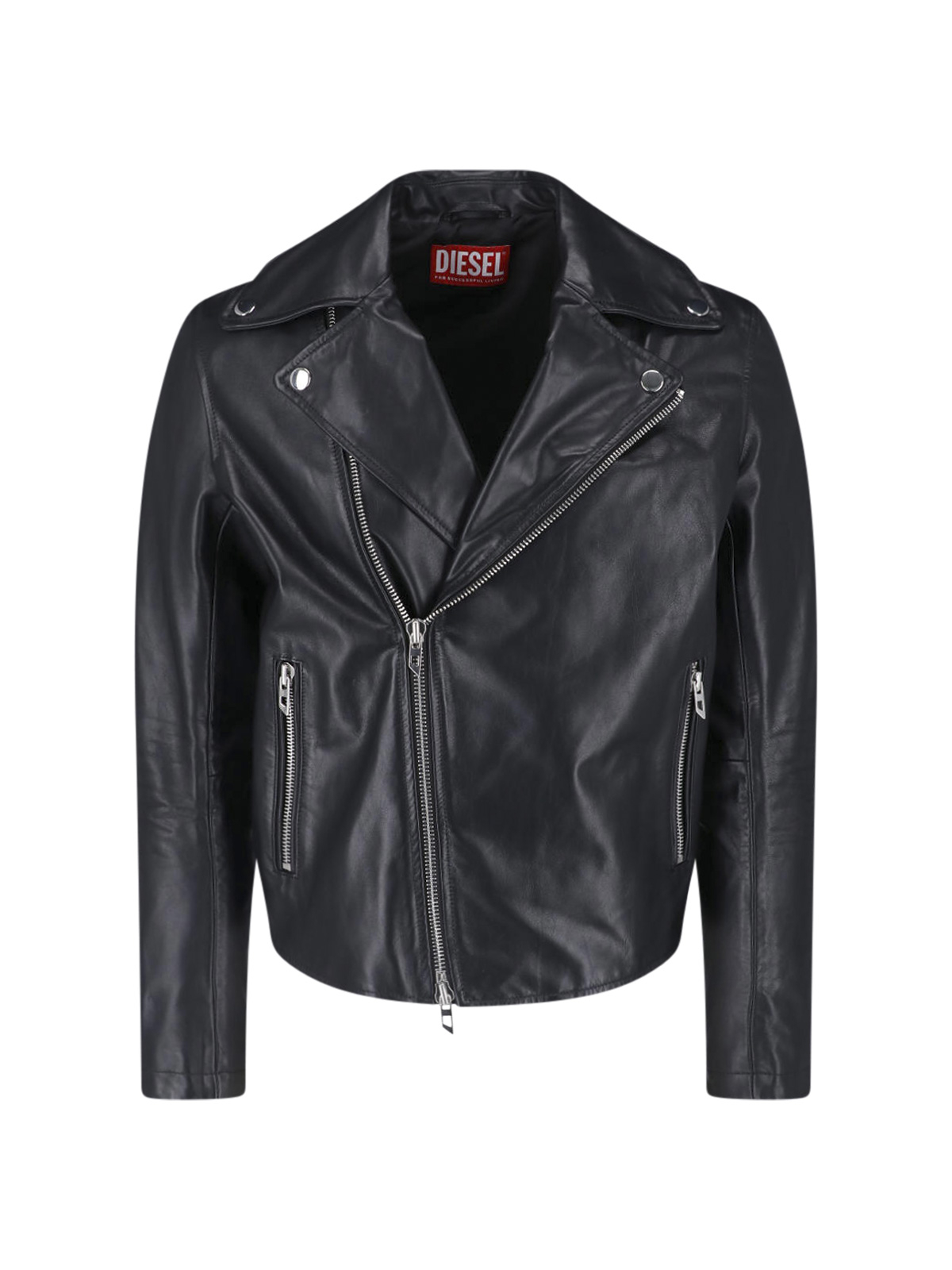 [Diesel] Leather Jacket FW26 A20462 0CECH9XX