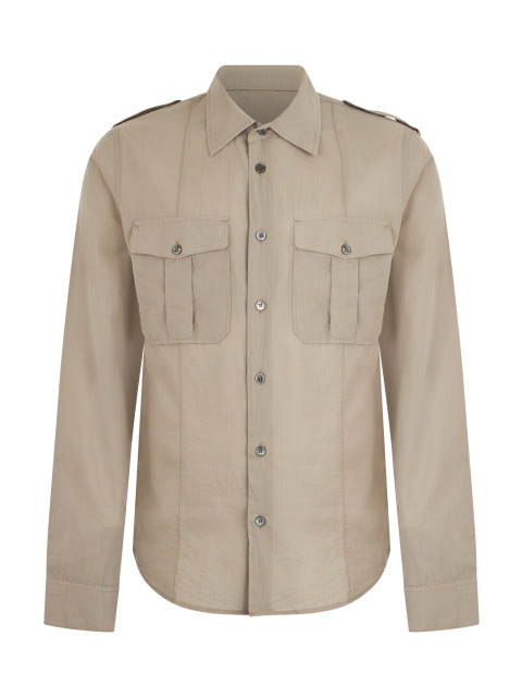 [Our Legacy] Shirts Long Sleeve SS26 M2262LF_FAINTCHECKCOTTONGAUZE