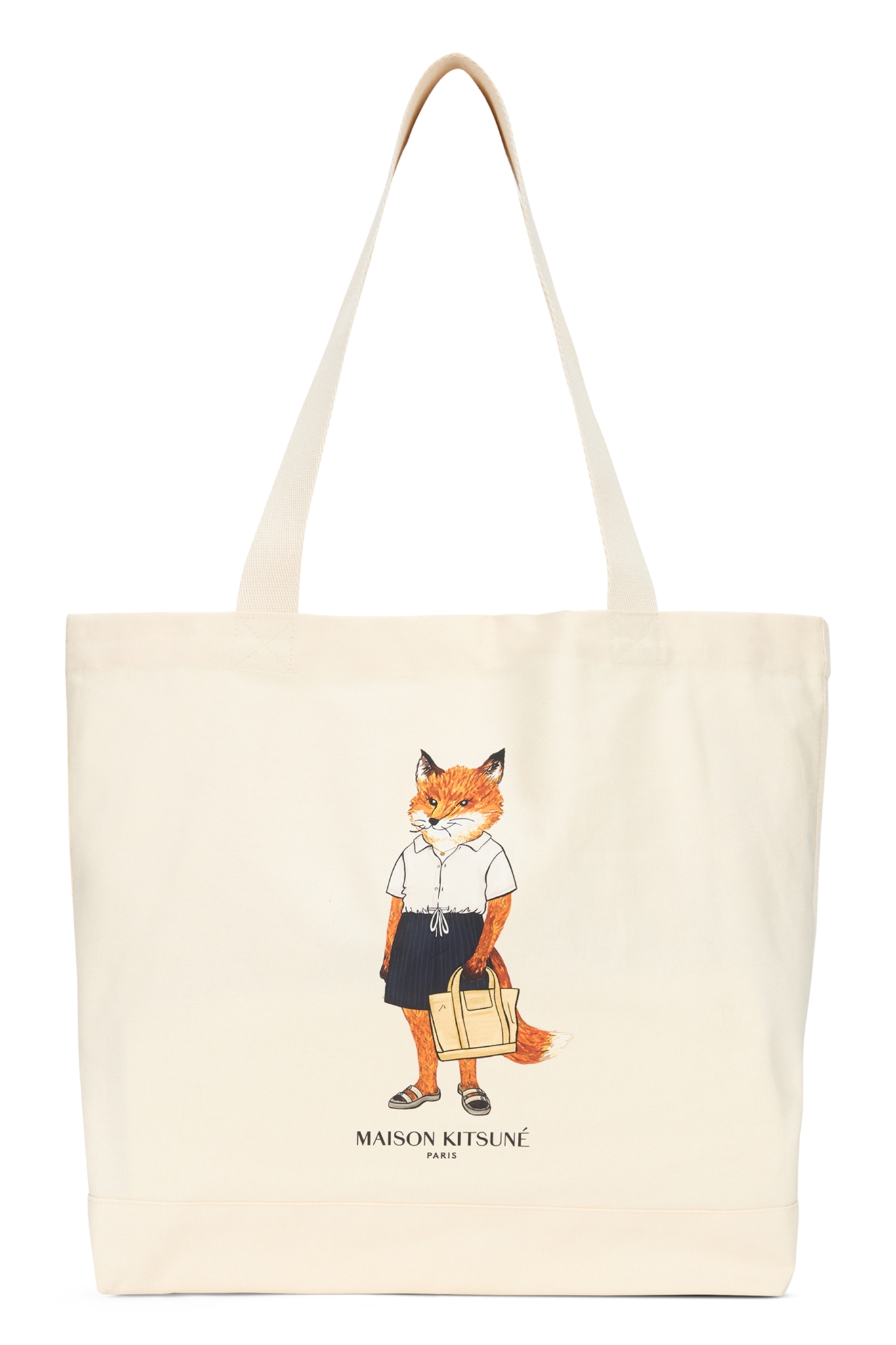 [MAISON KITSUNE] Tote bag SS26 QU05108WW9042_P700