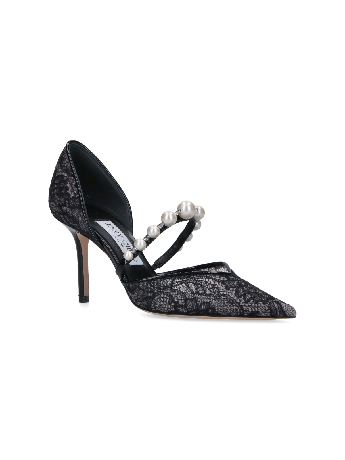 [Jimmy Choo] Pumps SS26 AURELIE 85 DRJBLACK WHITE