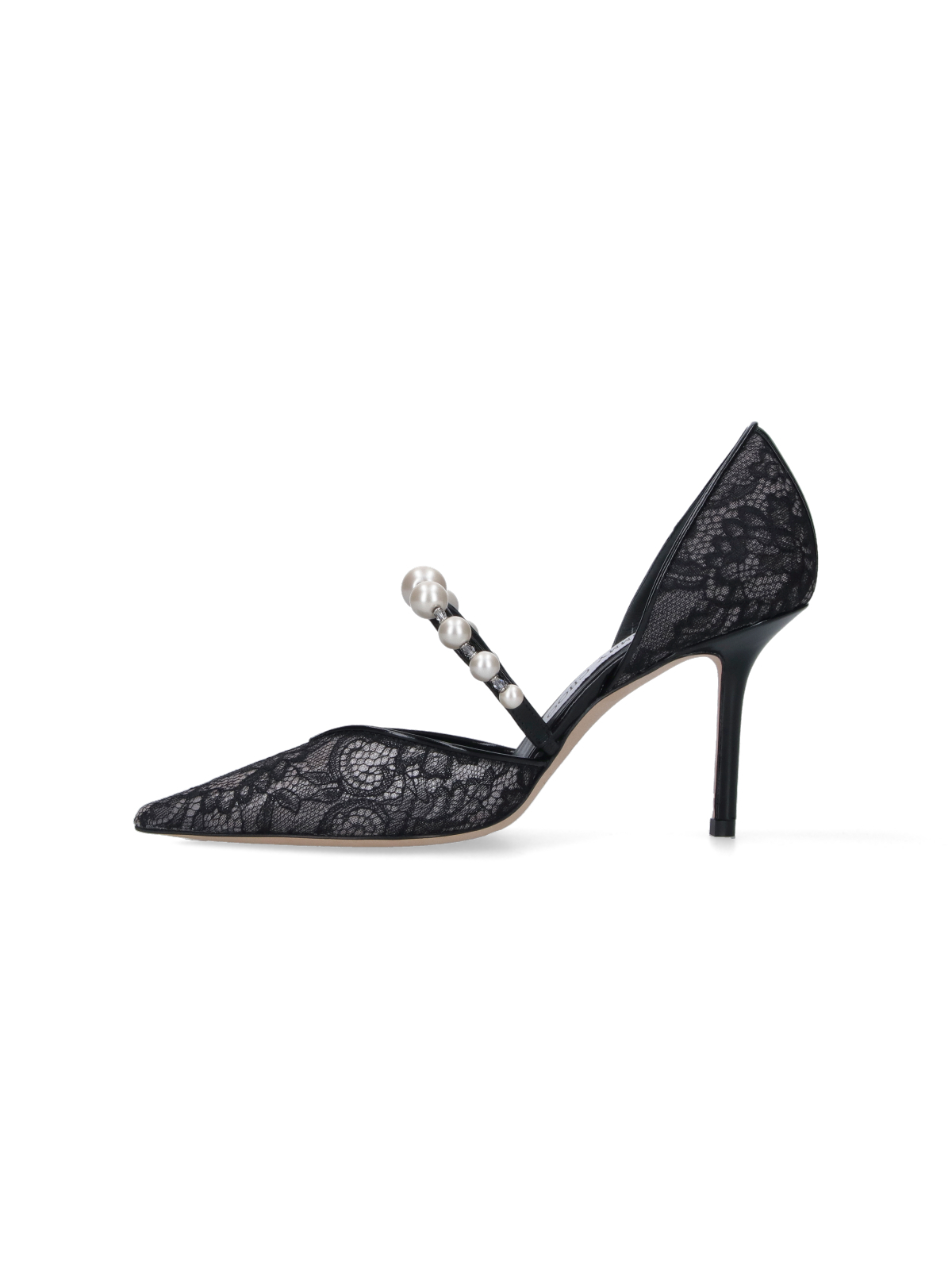 [Jimmy Choo] Pumps SS26 AURELIE 85 DRJBLACK WHITE