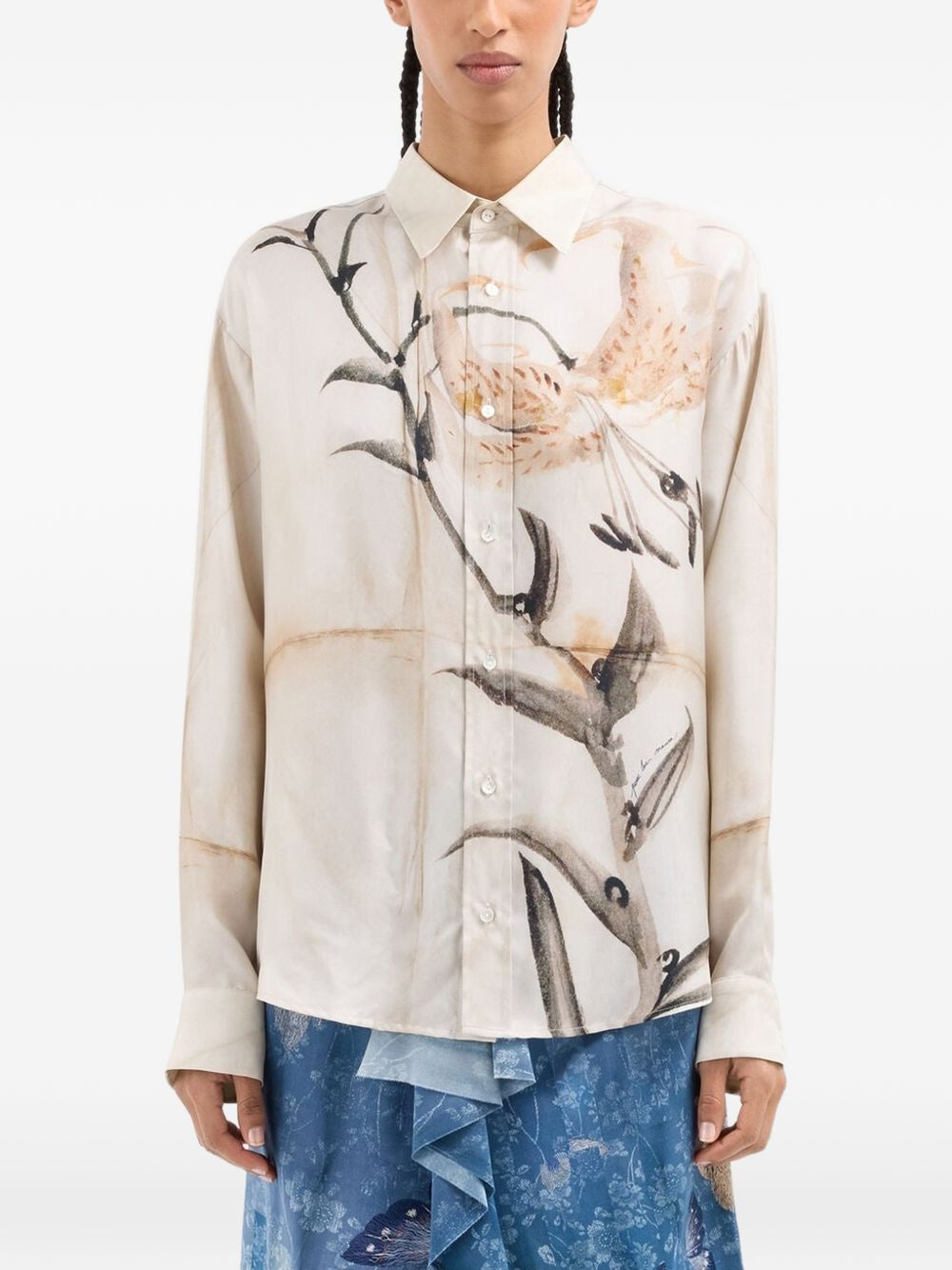 [Pierre Louis Mascia] Shirts Long Sleeve SS26 ALOE/S-CML10643517718/101