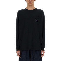 [Needles] T-shirts Long Sleeve SS24 OT261_C-BLACK