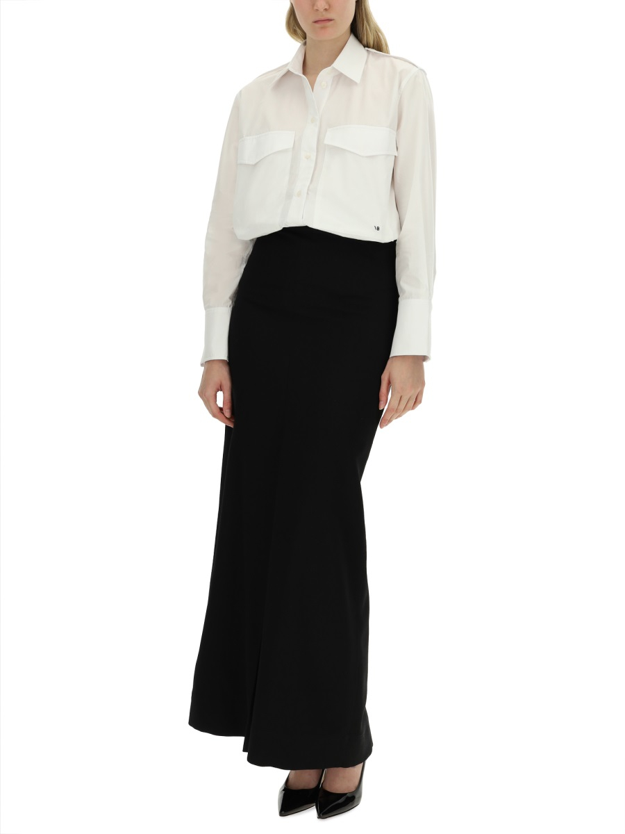 [VICTORIA BECKHAM] Shirts Long Sleeve FW24 1324WSH005575A_WHITE