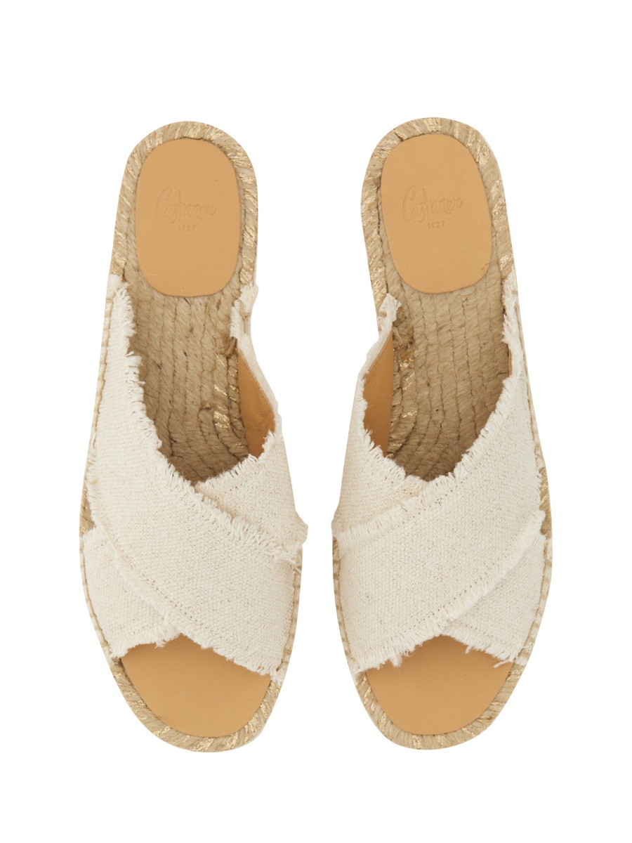 [Castaner] Sandals SS25 PALMERA/032_BLANCO/ORO