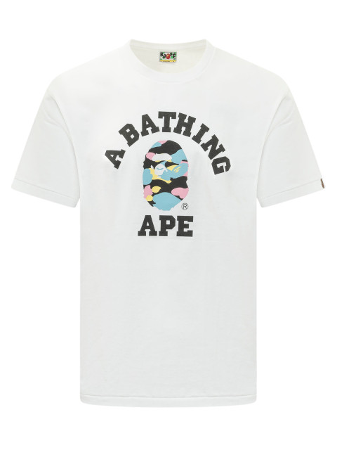 [BAPE] T-shirts Short Sleeve SS26 001TEM301025M WHITE