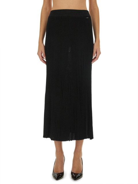 [Kiton] Long skirt FW24 D58725_0100Y