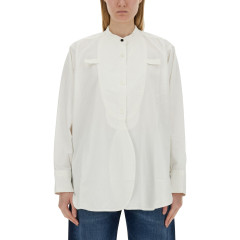 [VICTORIA BECKHAM] Shirts Long Sleeve SS24 1224DSH005422A_WASHEDWHITE