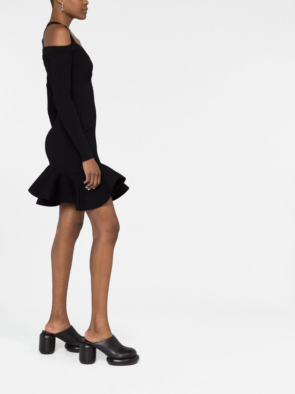 [Alexander McQueen] Long sleeve dress SS23 734531Q1A5B1000