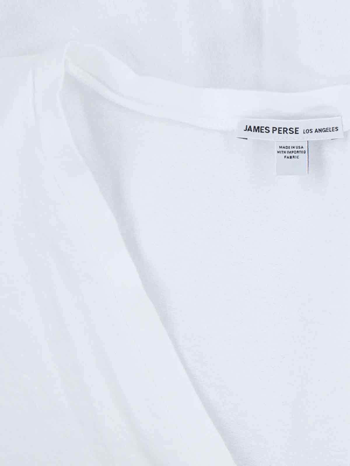 [JAMES PERSE] T-shirts Long Sleeve FW25 WUC3225WHITE