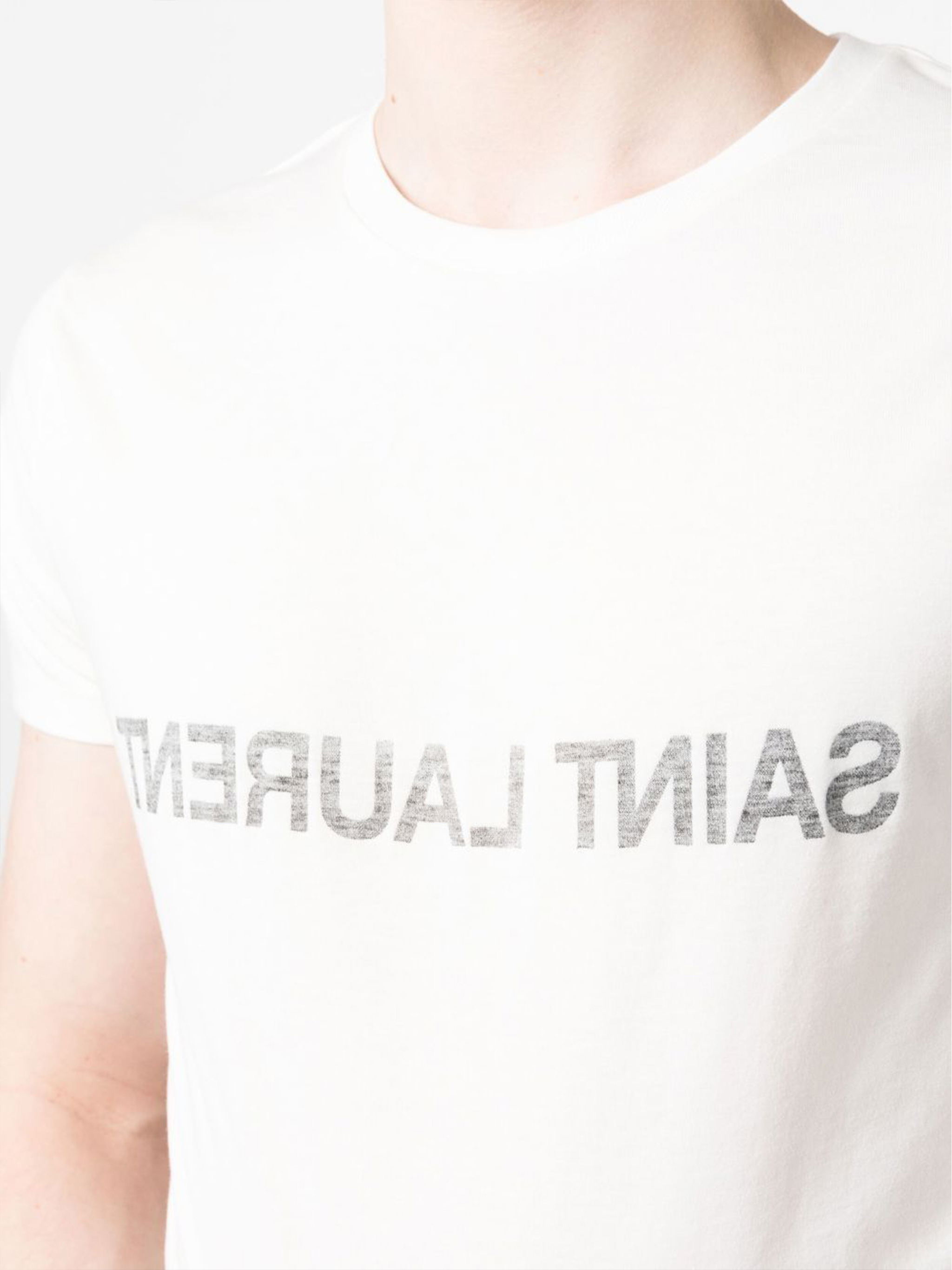 [Saint Laurent] T-shirts Short Sleeve SS26 663278 Y37AW