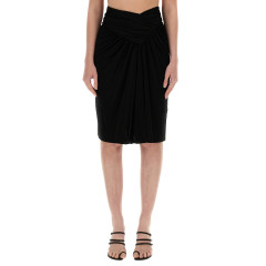 [Saint Laurent] Midi skirt SS24 776439_Y7F981000