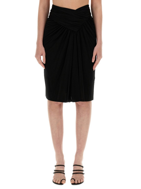[Saint Laurent] Midi skirt SS24 776439_Y7F981000