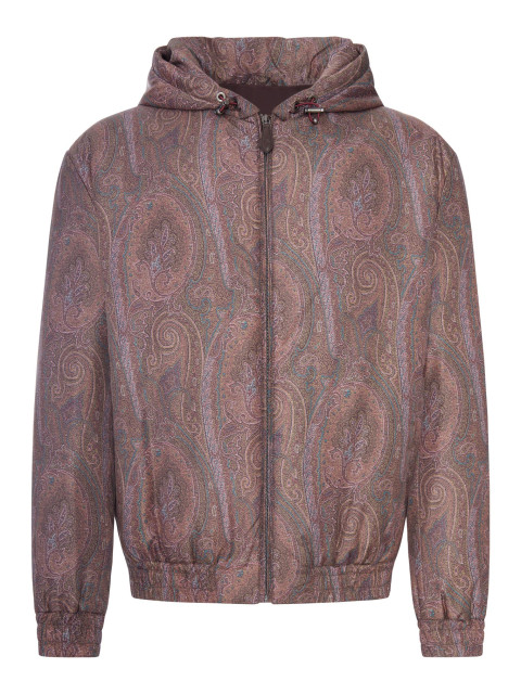 [Etro] Bomber Jacket FW26 MRBA011599SASZ5X0865 BORDEAUX
