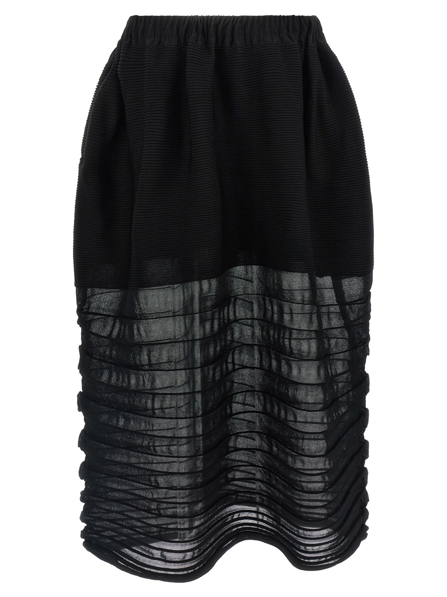 [Issey Miyake] Long skirt FW25 IM58KG31115
