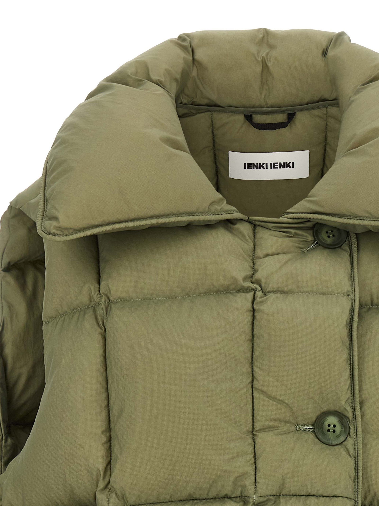 [Ienki Ienki] Down Vest FW25 COZYCLOUDVESTMICRORIBNYLONMICROOLIVEGREEN